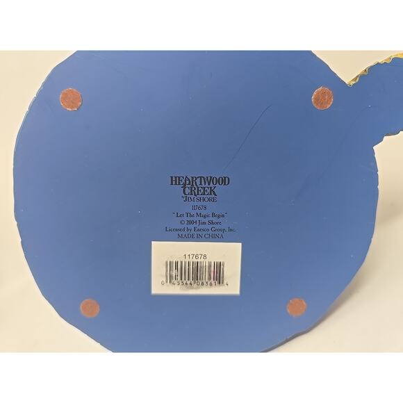 Jim Shore 2004 Let The Magic Begin Halloween Witch Cat Heartwood Creek JS1 - Picture 8 of 8